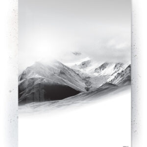 Plakat / Canvas / Akustik: Silent Mountain (Black)